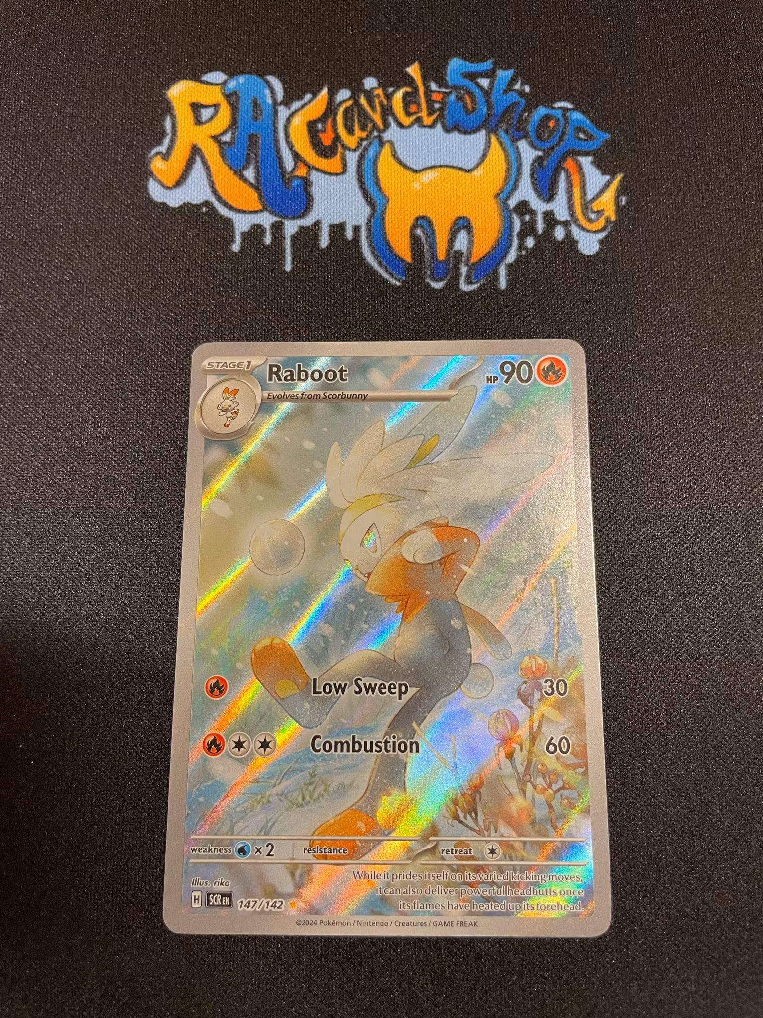 Raboot Illustration Rare 147/142 Stellar Crown Pokemon