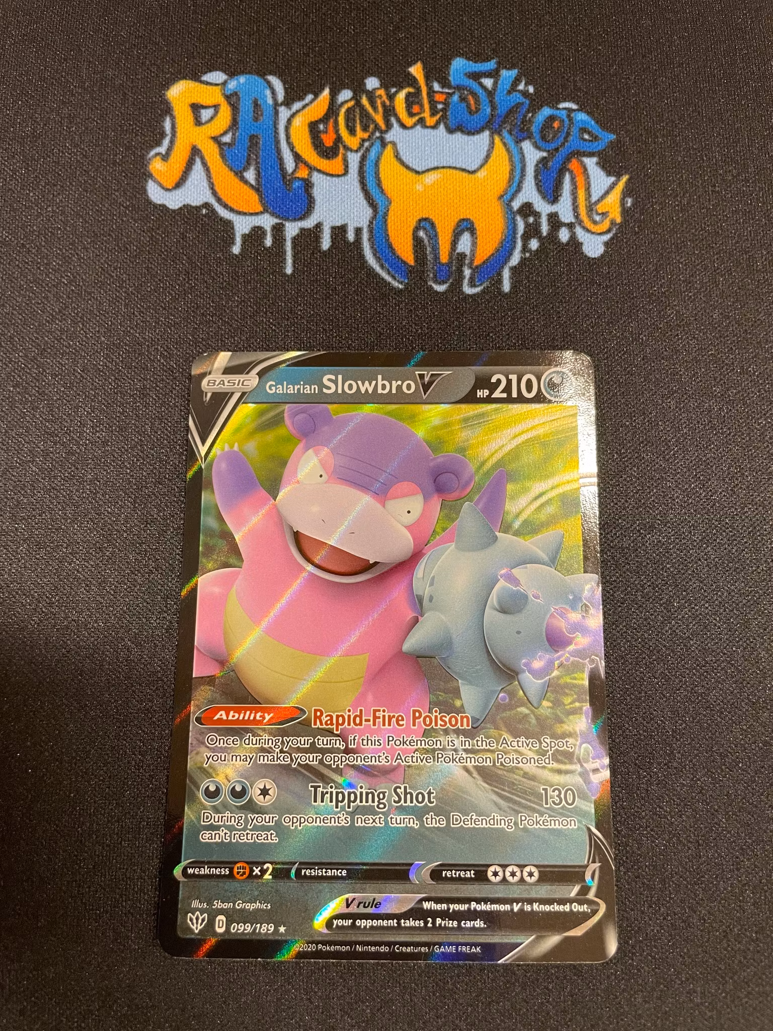 Galarian Slowbro V 099/189 Darkness Ablaze Pokemon