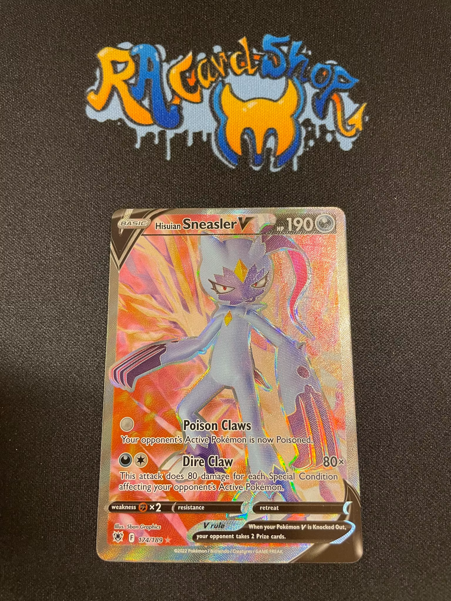 Hisuian Sneasler V Ultra Rare 174/189 Astral Radiance Pokemon