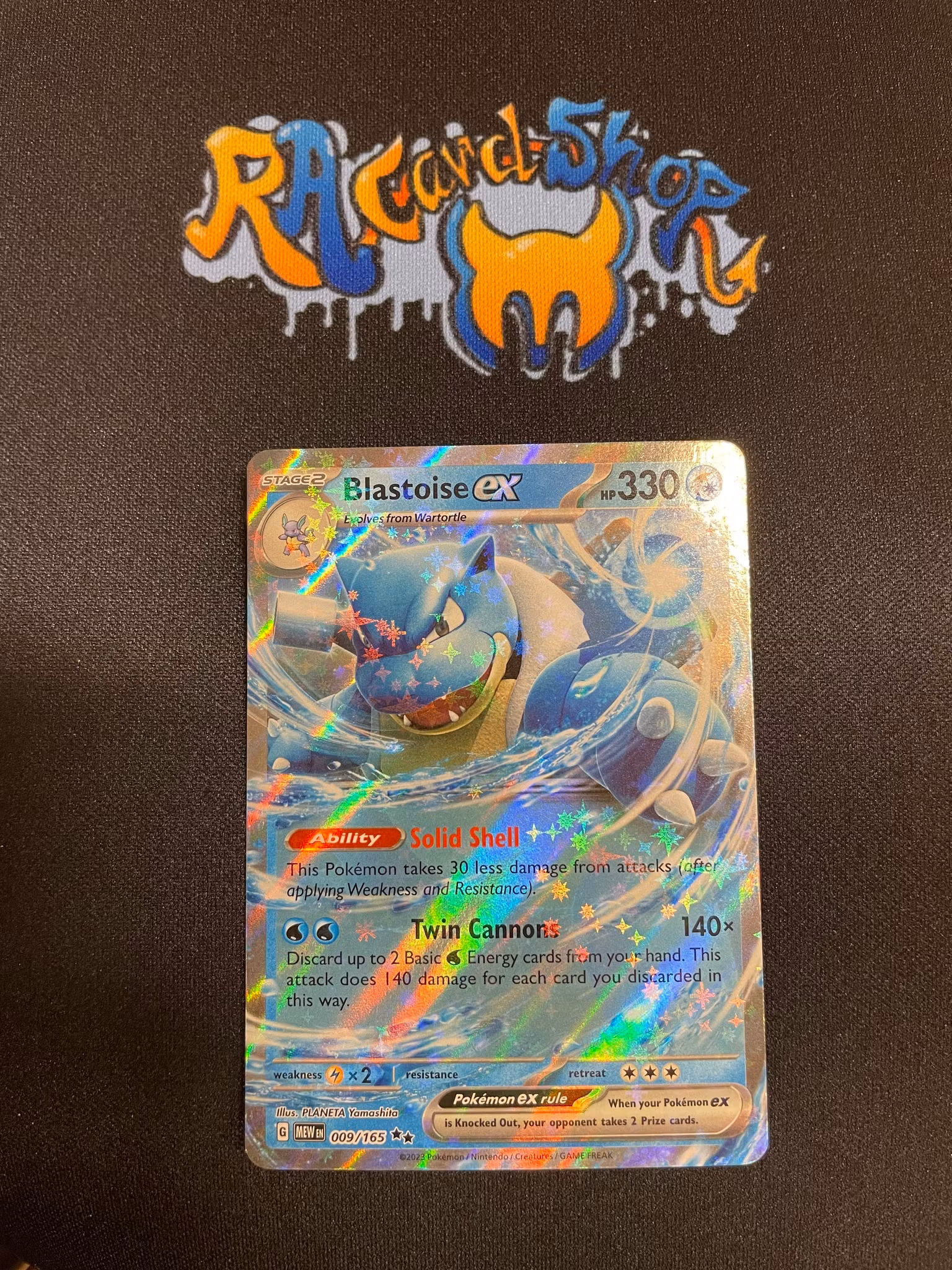 Blastoise ex U.tra Rare 009/165 Pokemon 151