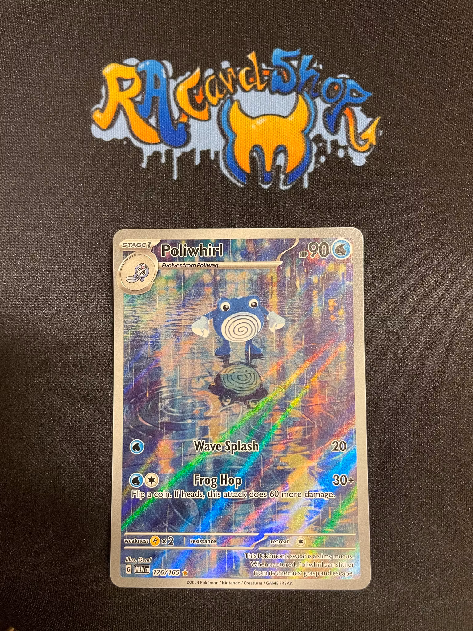 Poliwhirl Illustration Rare 176/165 Pokemon 151 Pokemon