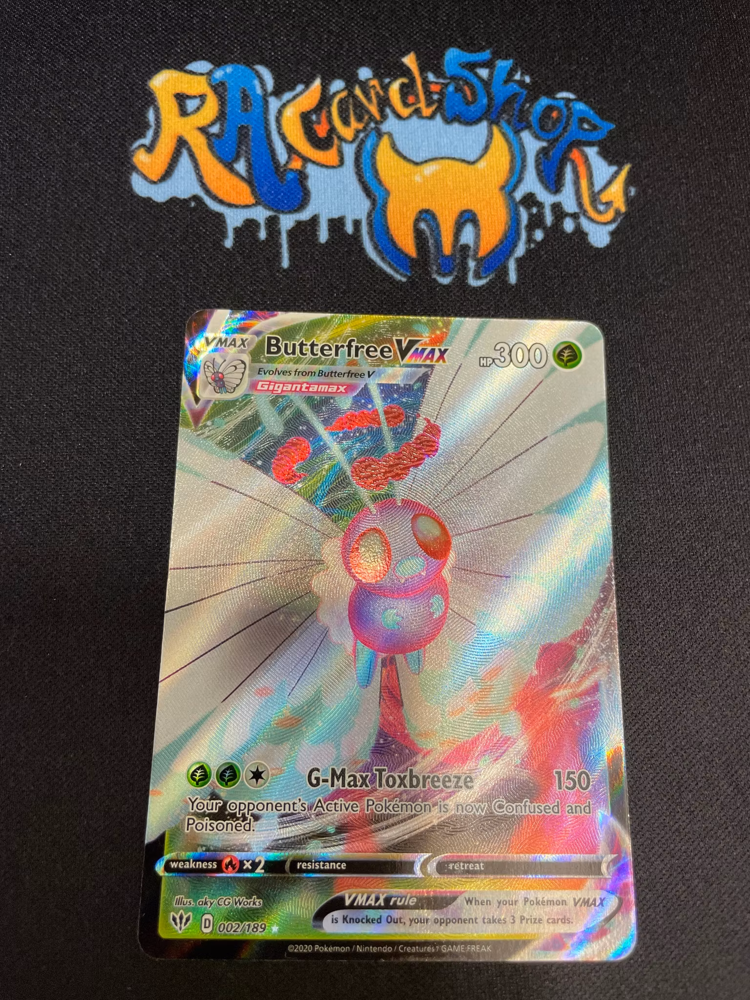 Butterfree Vmax Ultra Rare 002/159 Darkness Ablaze Pokemon