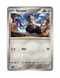 Varoom Common 108/142 Stellar Crown Pokemon