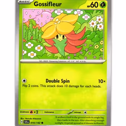 Gossifleur Common 010/142 Stellar Crown Pokemon