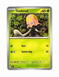 Toedscool Common 017/142 Stellar Crown Pokemon