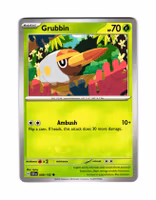Grubbin Common 009/142 Stellar Crown Pokemon