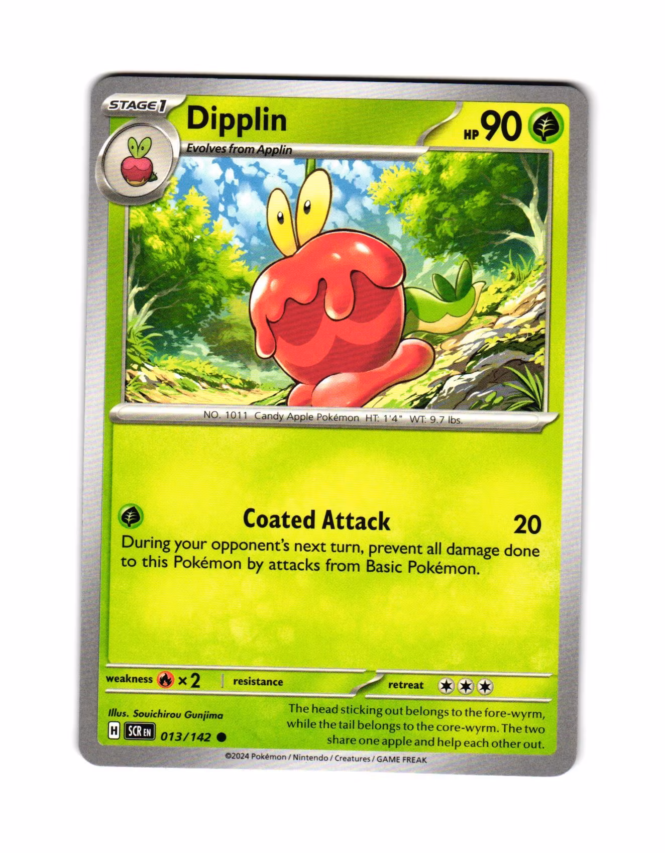 Dipplin Common 013/142 Stellar Crown Pokemon
