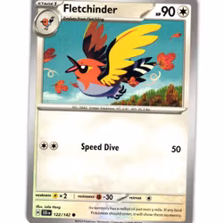 Fletchhinder Common 122/142 Stellar Crown Pokemon