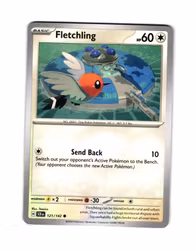 Fletchling Common 121/142 Stellar Crown Pokemon