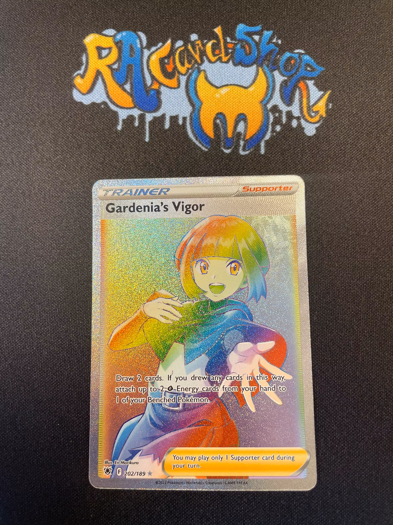 Gardenias Vigor Secret Rare 202/189 Astral Radiance Pokemon