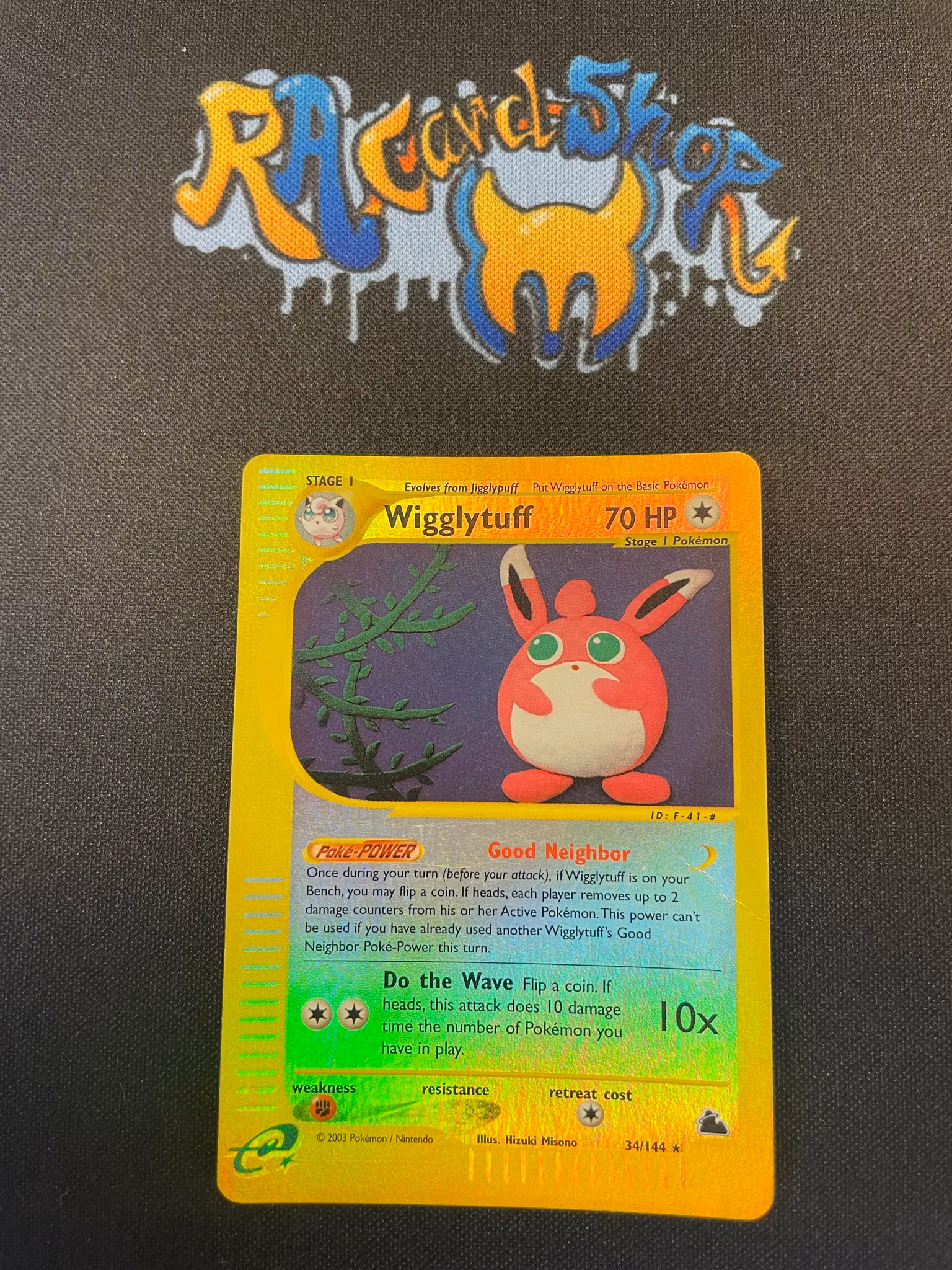 Wigglytuff Reverse Holo Rare 34/144 Skyridge Pokemon