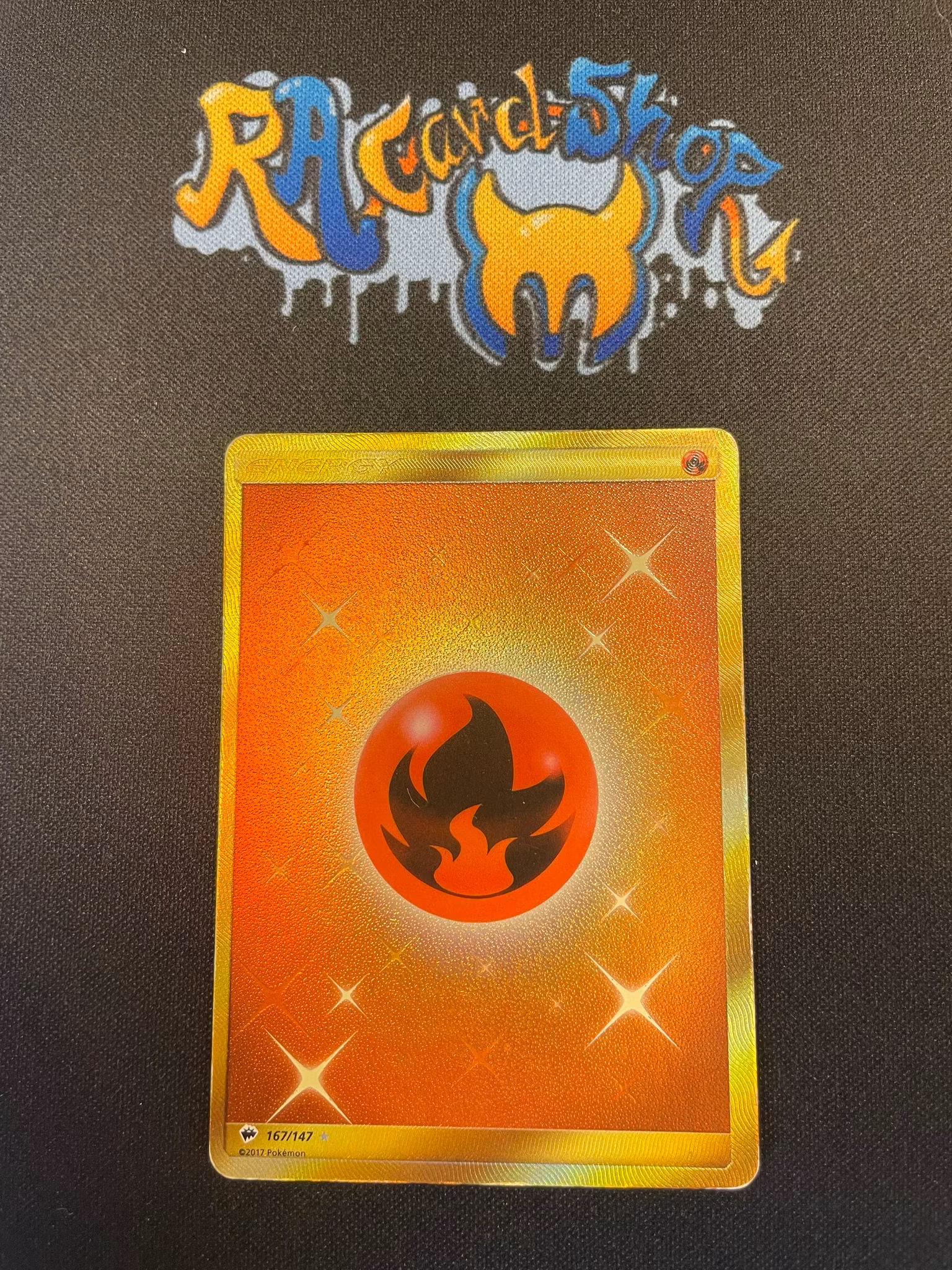 Fire Energy Gold 167/147 Burning Shadows Pokemon