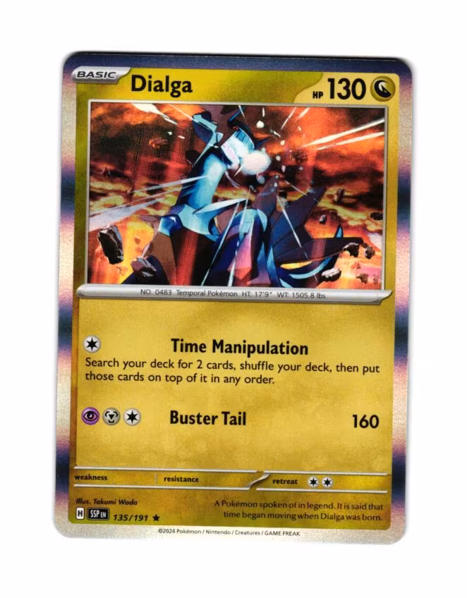 Dialga Holo Rare 135/191 Surging Sparks Pokemon