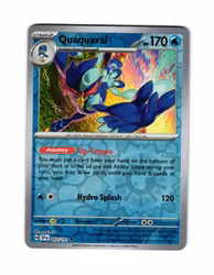 Quaquaval Reverse Holo Uncommon 052/191 Surging Sparks Pokemon