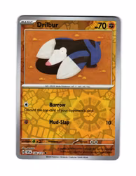 Drilbur Reverse Holo Common 108/191 Surging Sparks Pokemon