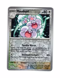 Moaushold Reverse Holo Uncommon 158/191 Surging Sparks Pokemon