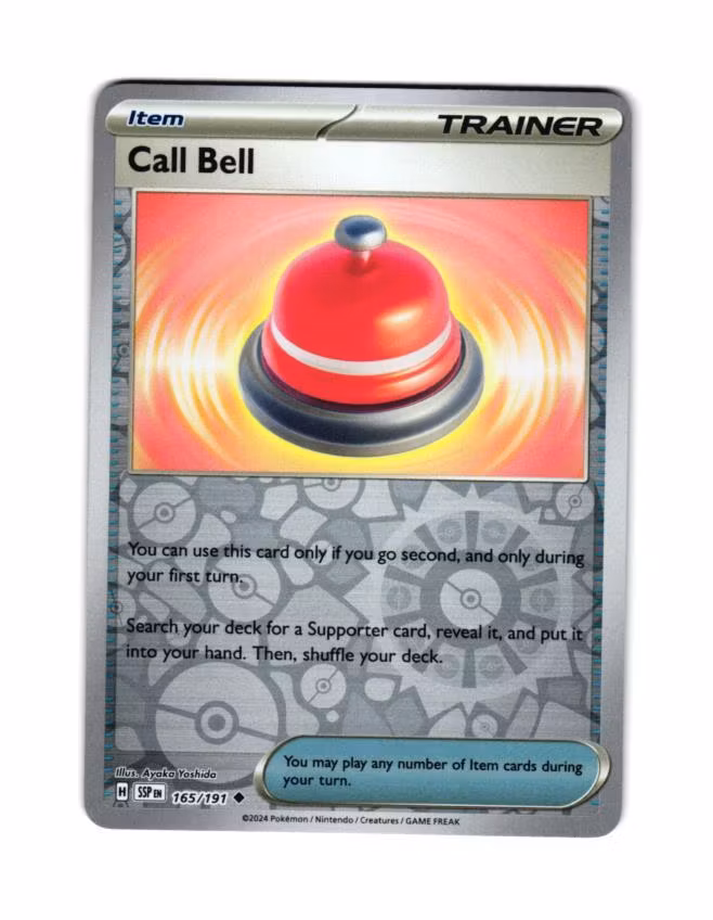 Call Bell Reverse Holo Uncommon 165/191 Surging Sparks Pokemon