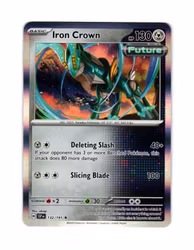 Iron Crown Holo Rare 132/191 Surging Sparks Pokemon