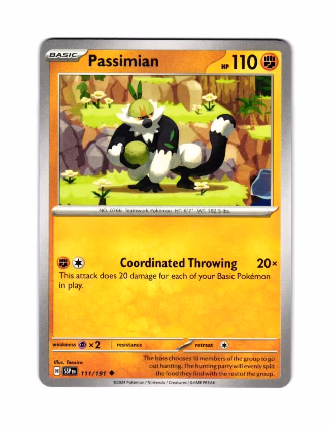 Passimian Uncommon 111/191 Surging Sparks Pokemon