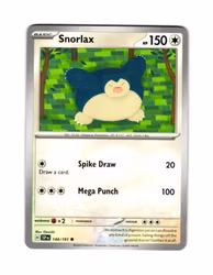 Snorlax Common 144/191 Surging Sparks Pokemon