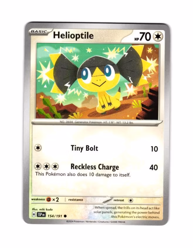 Helioptile Common 154/191 Surging Sparks Pokemon