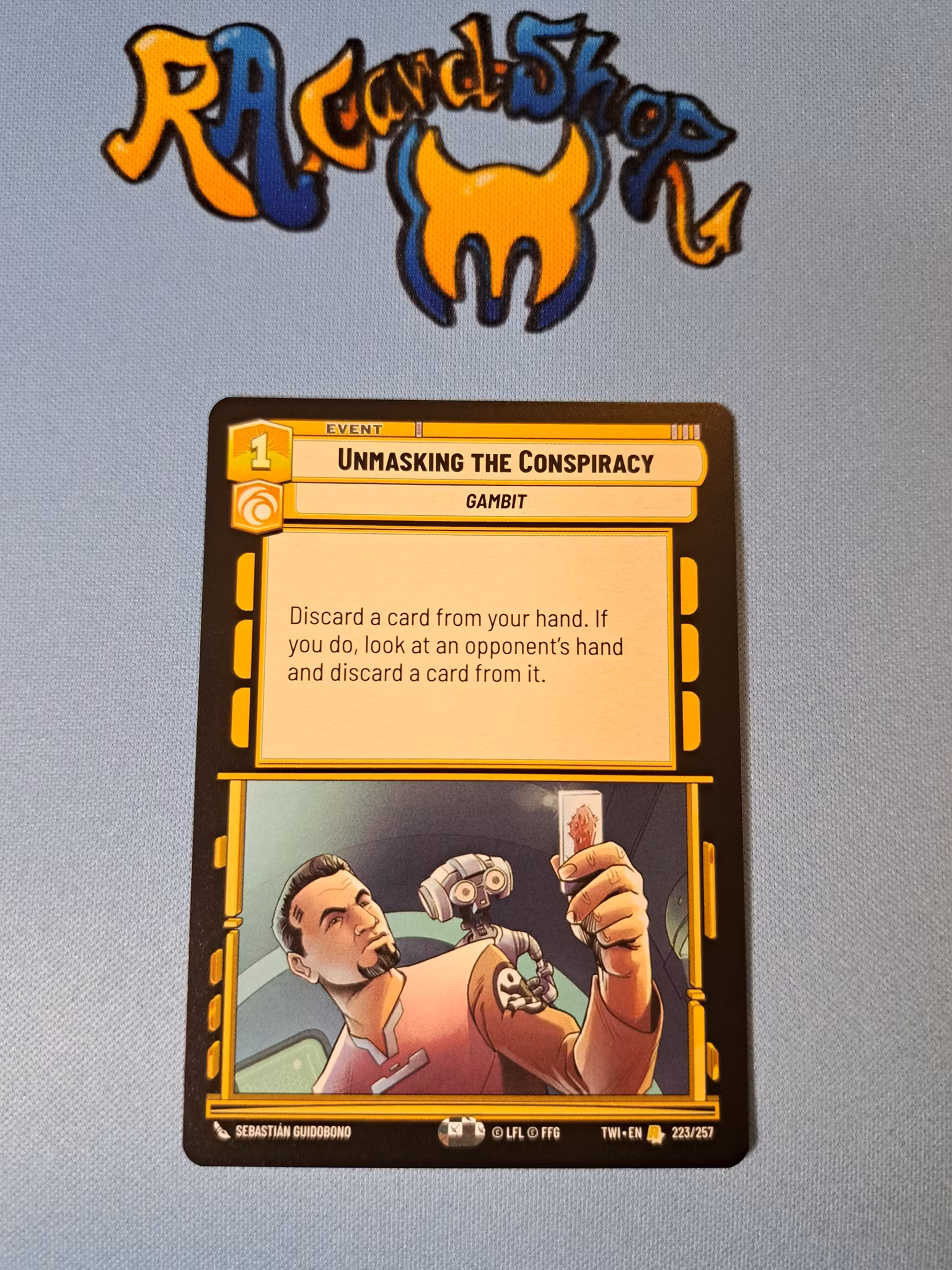 Unmasking The Conspiracy Rare 223/262 Twilight of the Republic (TWI) Star Wars Unlimited TCG