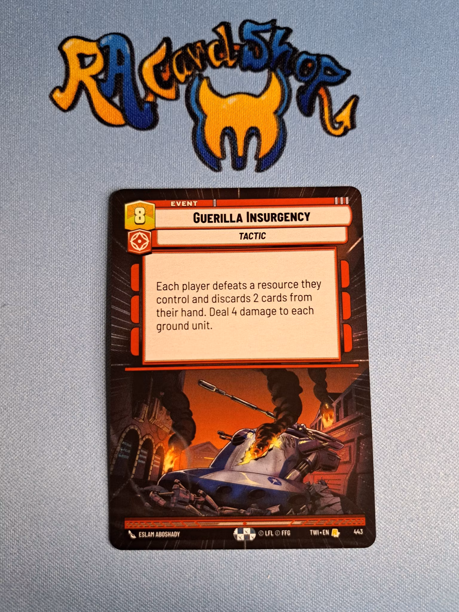 Guerilla Insurgency Rare Hyper 443 Twilight of the Republic (TWI) Star Wars Unlimited TCG
