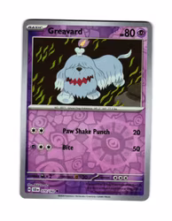 Greavard Reverse Holo Common 070/142 Stellar Crown Pokemon
