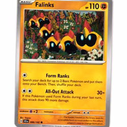 Falinks Common 088/142 Stellar Crown Pokemon