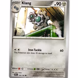 Klang Common 100/142 Stellar Crown Pokemon