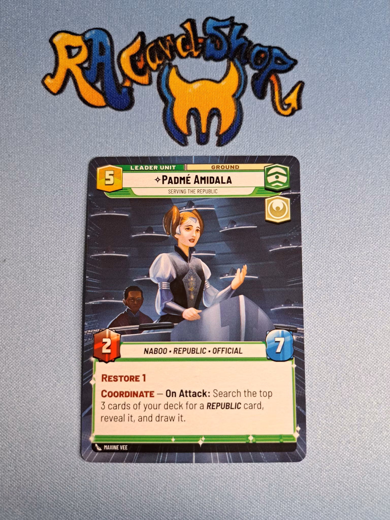 Padme Admidala Leader Hyper 283 Twilight of the Republic (TWI) Star Wars Unlimited TCG