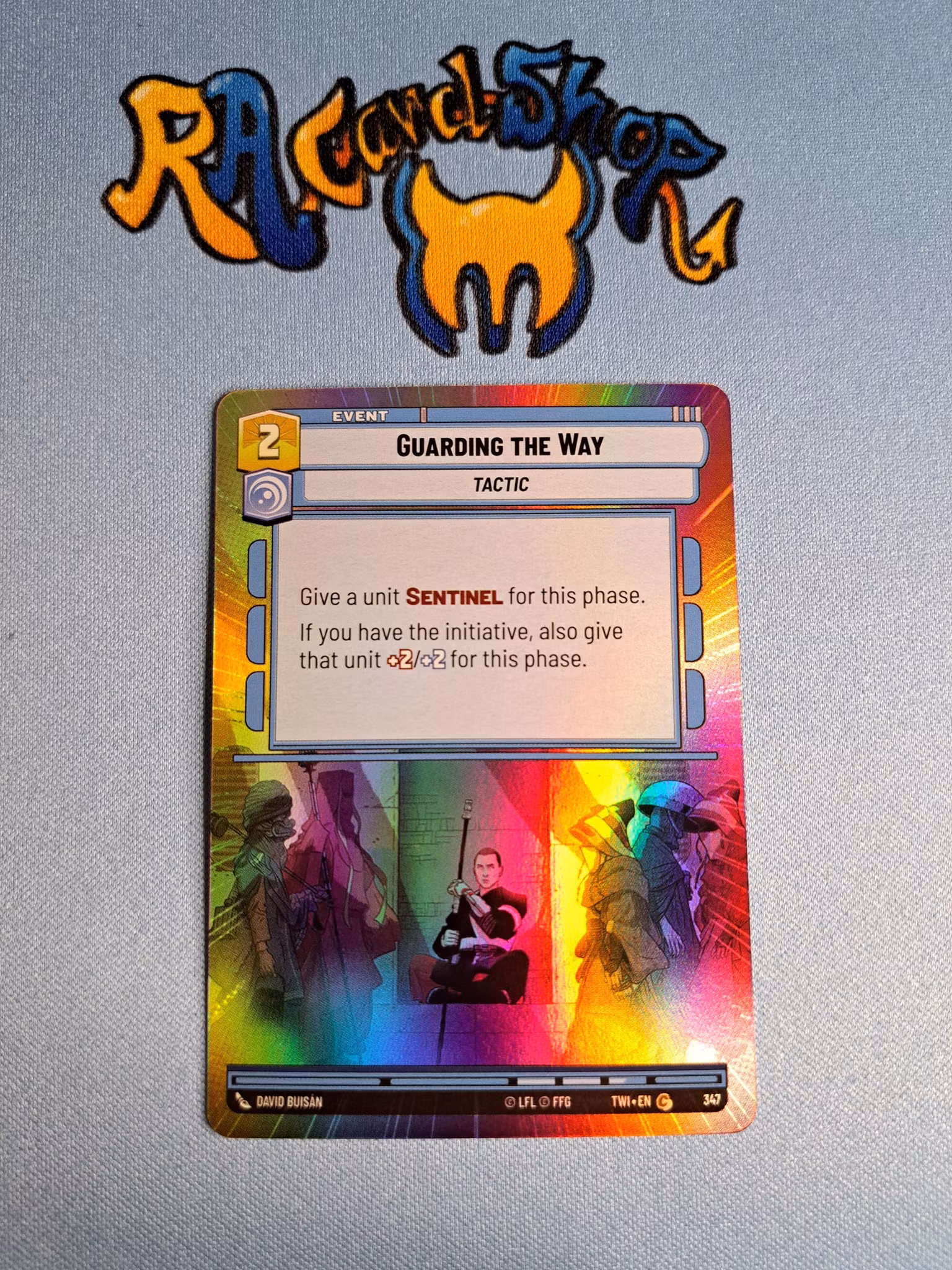 Guarding the Way Common Hyper Foil 347 Twilight of the Republic (TWI) Star Wars Unlimited TCG