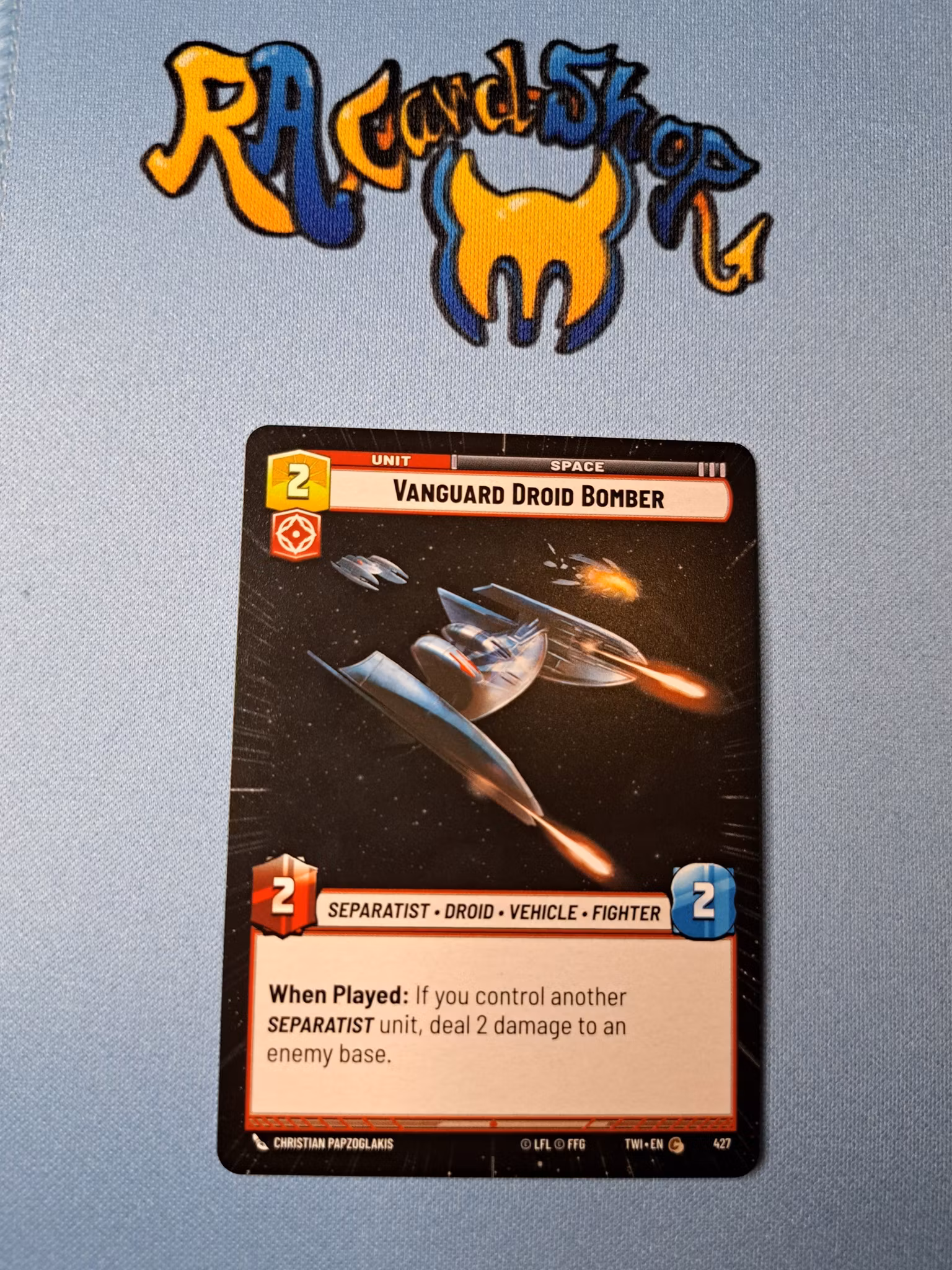 Vanguard Droid Bomber Common Hyper 427 Twilight of the Republic (TWI) Star Wars Unlimited TCG