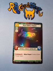 Pelta Supply Frigate Common Hyper Foil 367 Twilight of the Republic (TWI) Star Wars Unlimited TCG