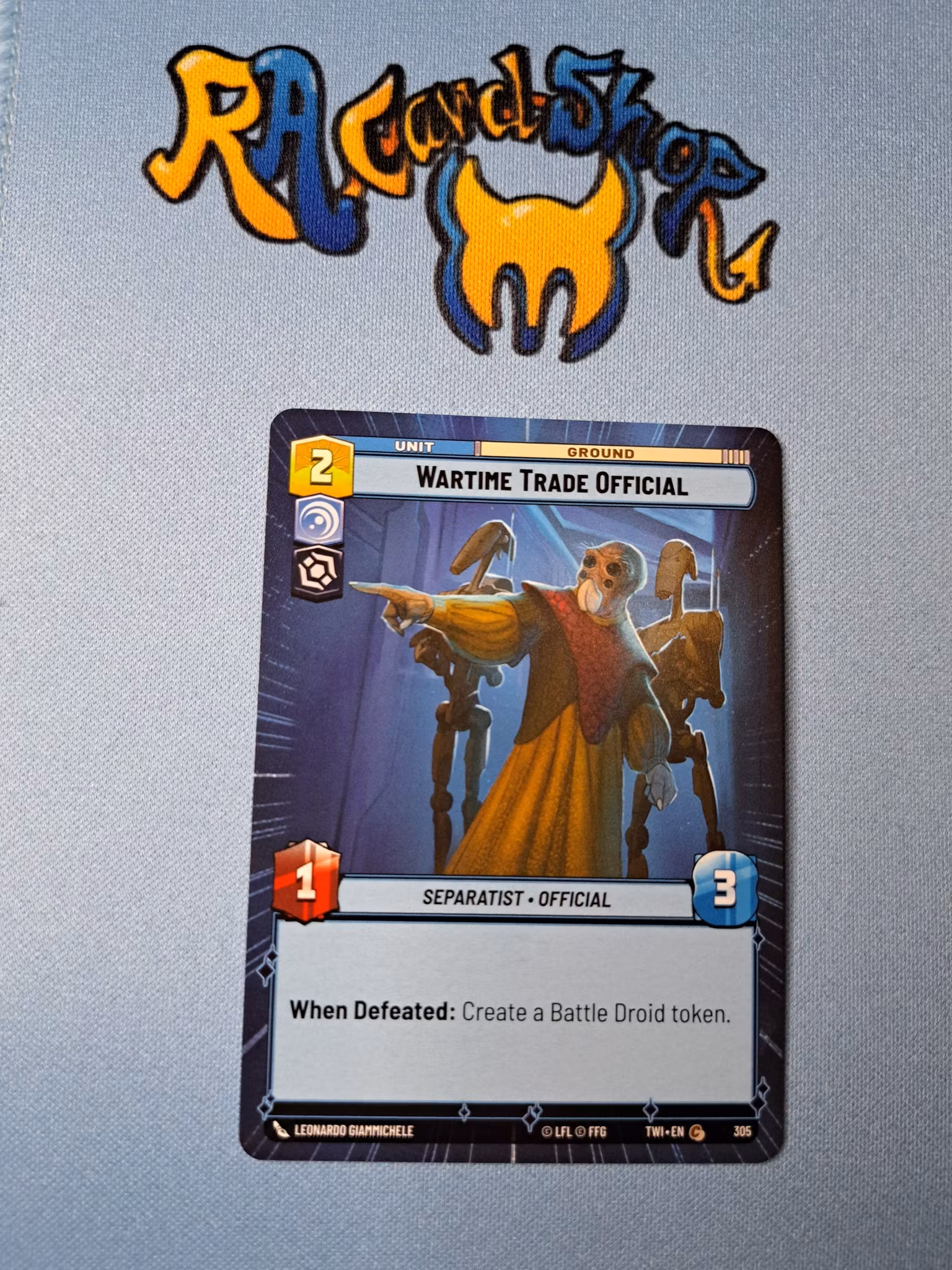 Wartime Trade Official Common Hyper 305 Twilight of the Republic (TWI) Star Wars Unlimited TCG