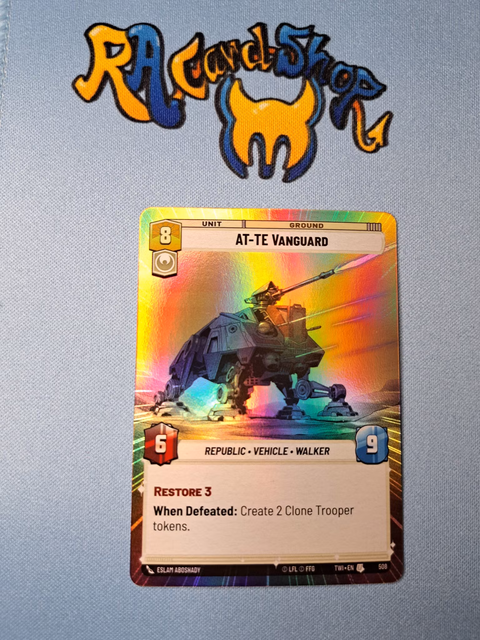 AT-TE Vanguard Uncommon Hyper Foil 508 Twilight of the Republic (TWI) Star Wars Unlimited TCG