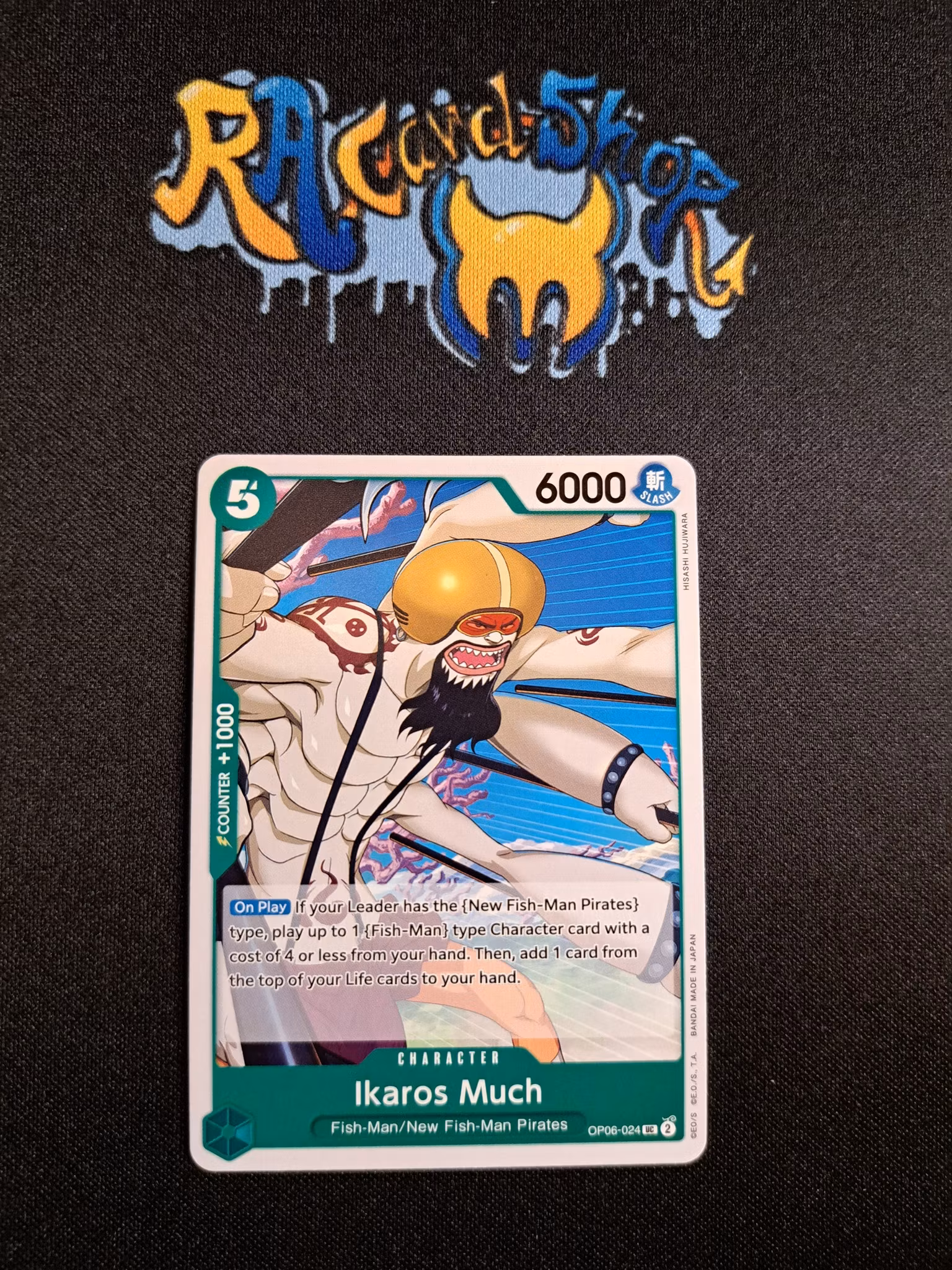 Ikaros Much Uncommon OP06-024 Wings of the Captain OP06 One Piece Card Game