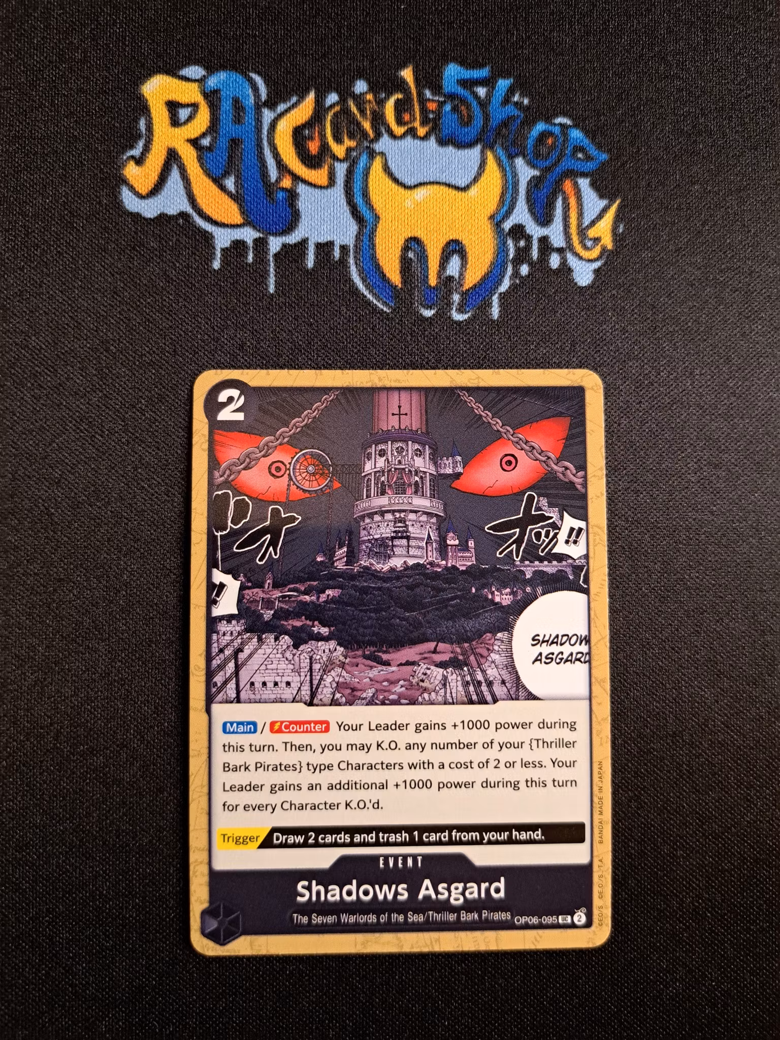 Shadows Asgard Uncommon OP06-095 Wings of the Captain OP06 One Piece Card Game