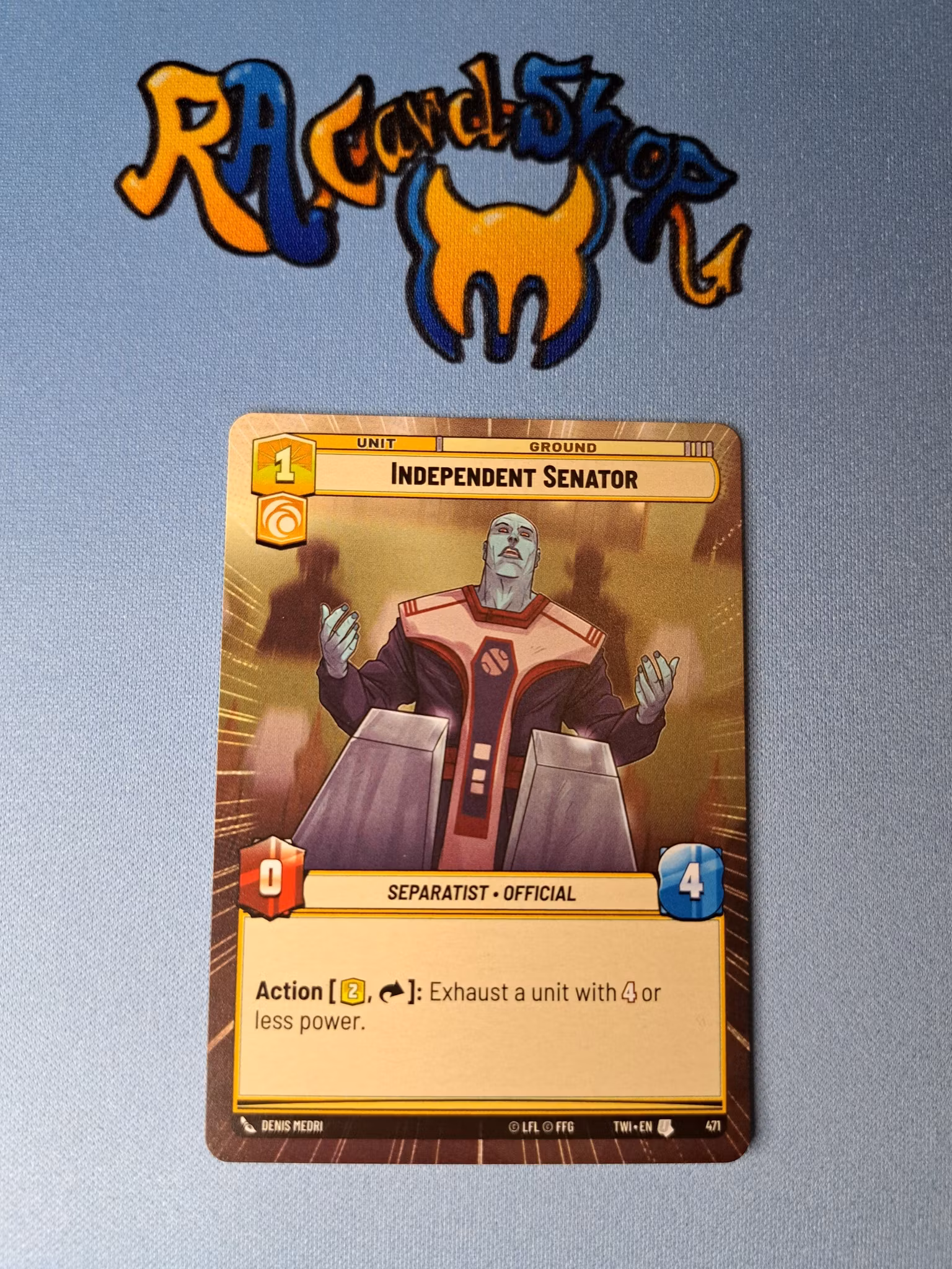 Independant Senator Uncommon Hyper 471 Twilight of the Republic (TWI) Star Wars Unlimited TCG