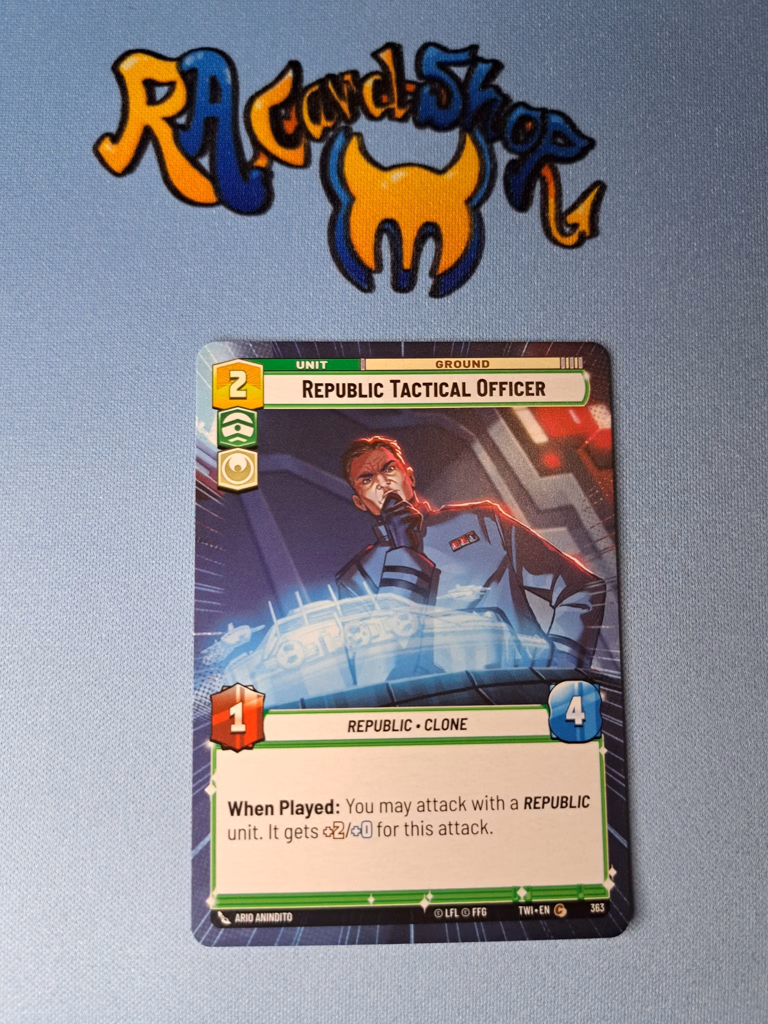 Republic Tactical Officer Common Hyper 363 Twilight of the Republic (TWI) Star Wars Unlimited TCG