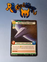 Republic Defense Carrier Uncommon Hyper 369 Twilight of the Republic (TWI) Star Wars Unlimited TCG