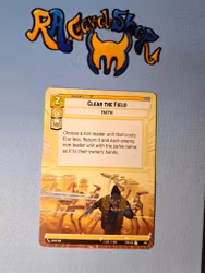 Clear the Field Uncommon Hyper 484 Twilight of the Republic (TWI) Star Wars Unlimited TCG