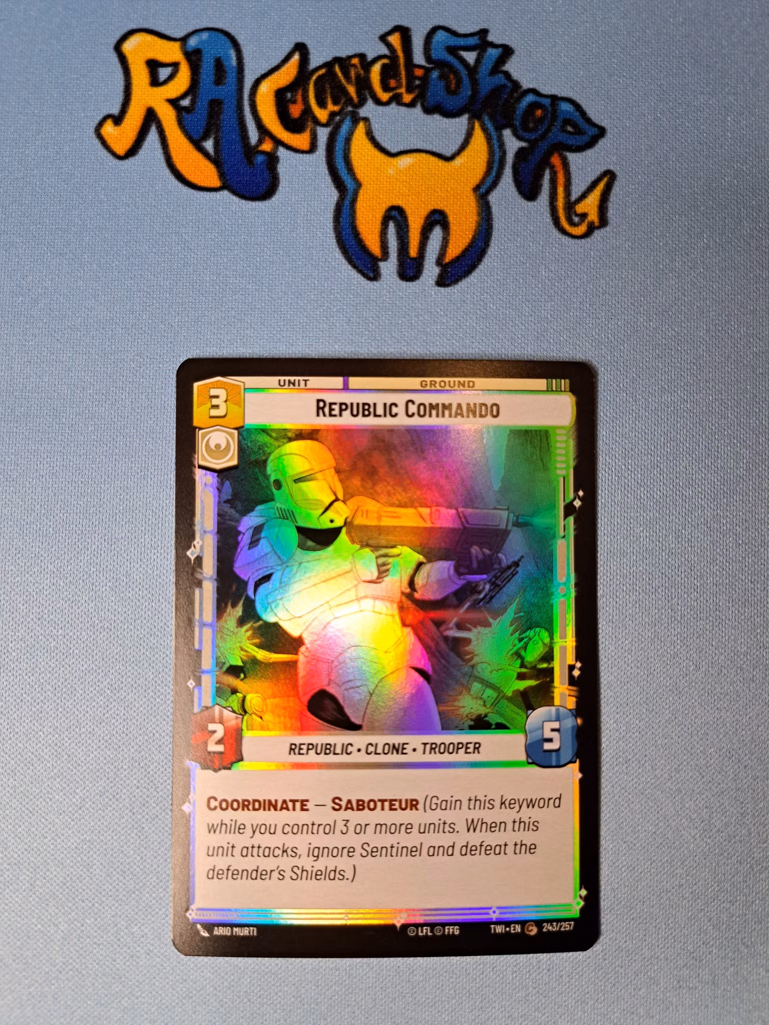 Republic Commando Common Foil 243/257 Twilight of the Republic (TWI) Star Wars Unlimited TCG