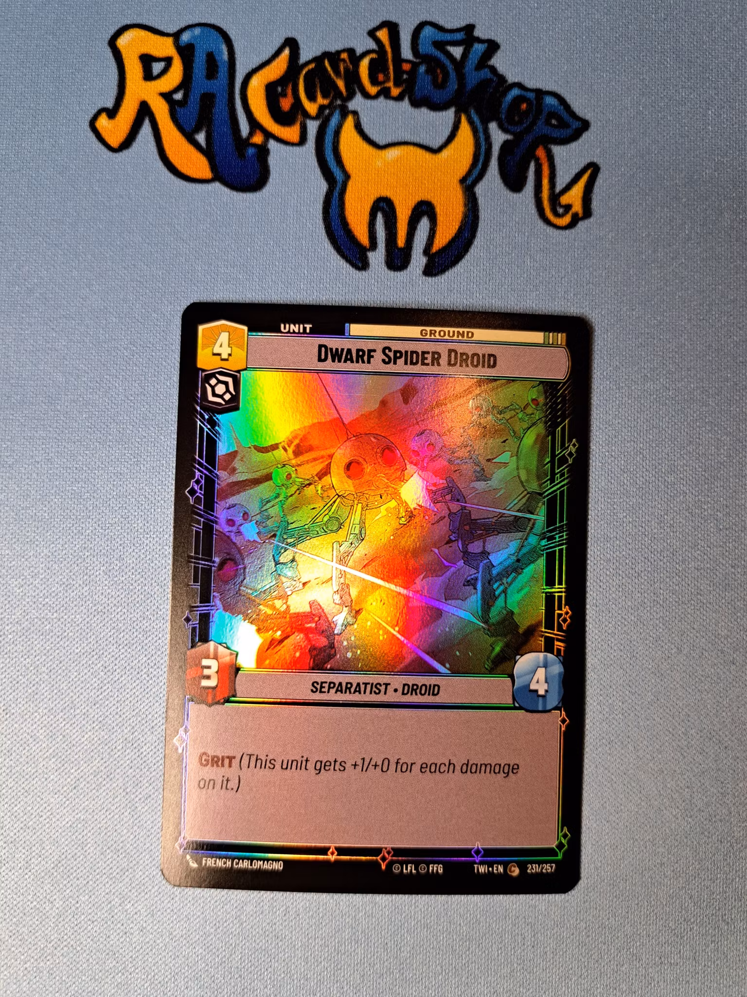 Dwarf Spider Droid Common Foil 231/257 Twilight of the Republic (TWI) Star Wars Unlimited TCG