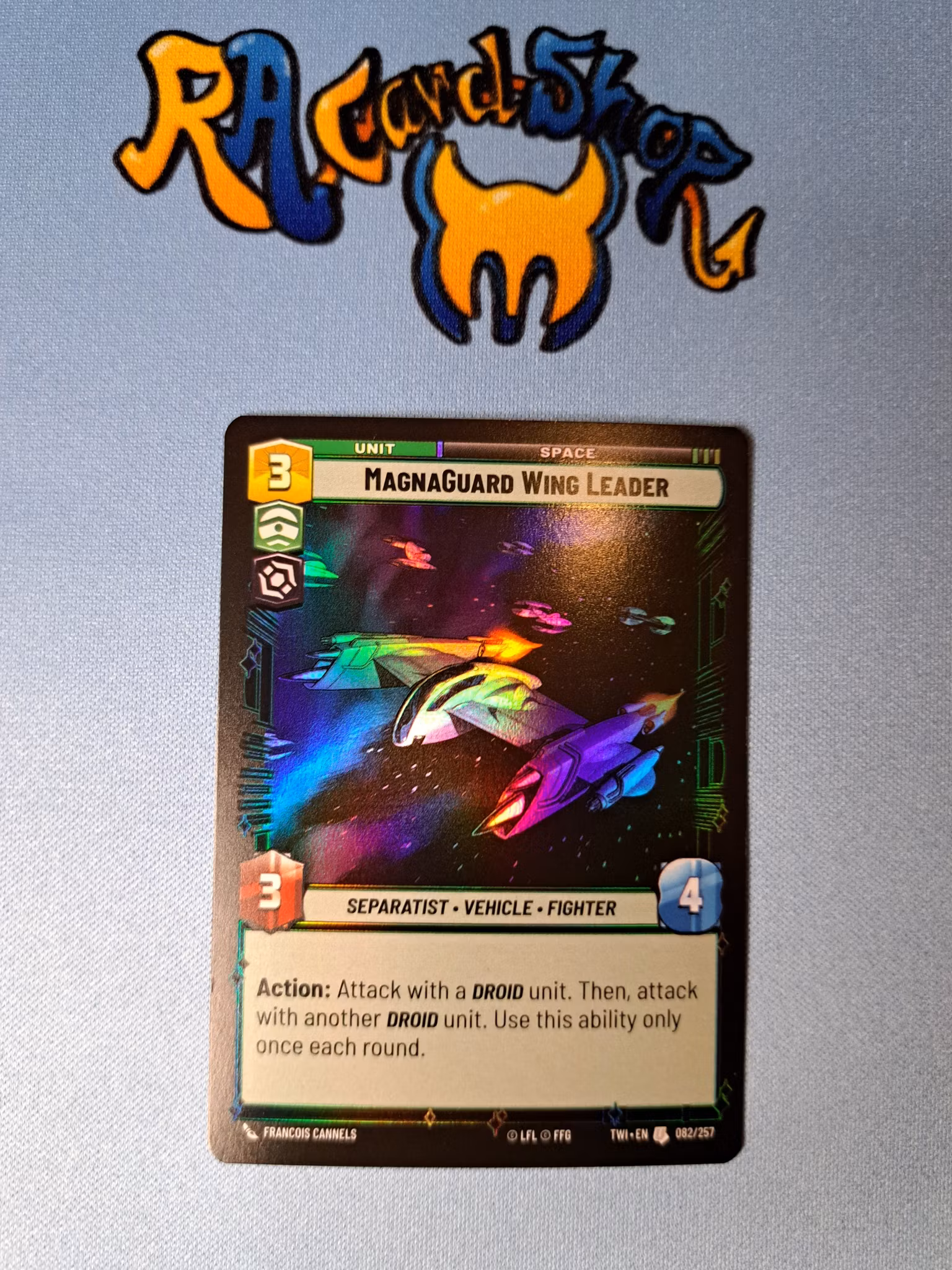 MagnaGuard Wing Leader Uncommon Foil 082/257 Twilight of the Republic (TWI) Star Wars Unlimited TCG