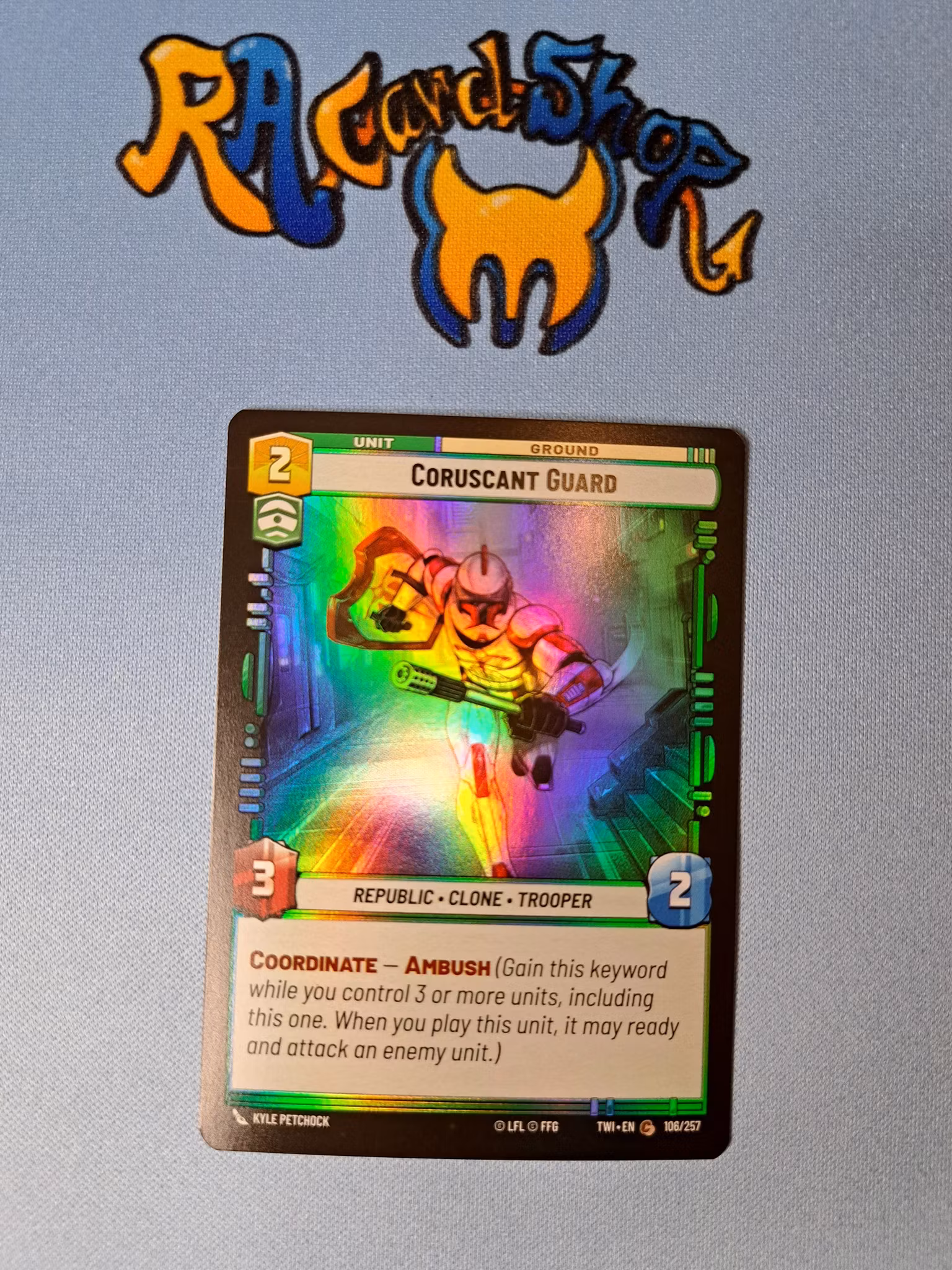 Crouscant Guard Common Foil 106/262 Twilight of the Republic (TWI) Star Wars Unlimited TCG