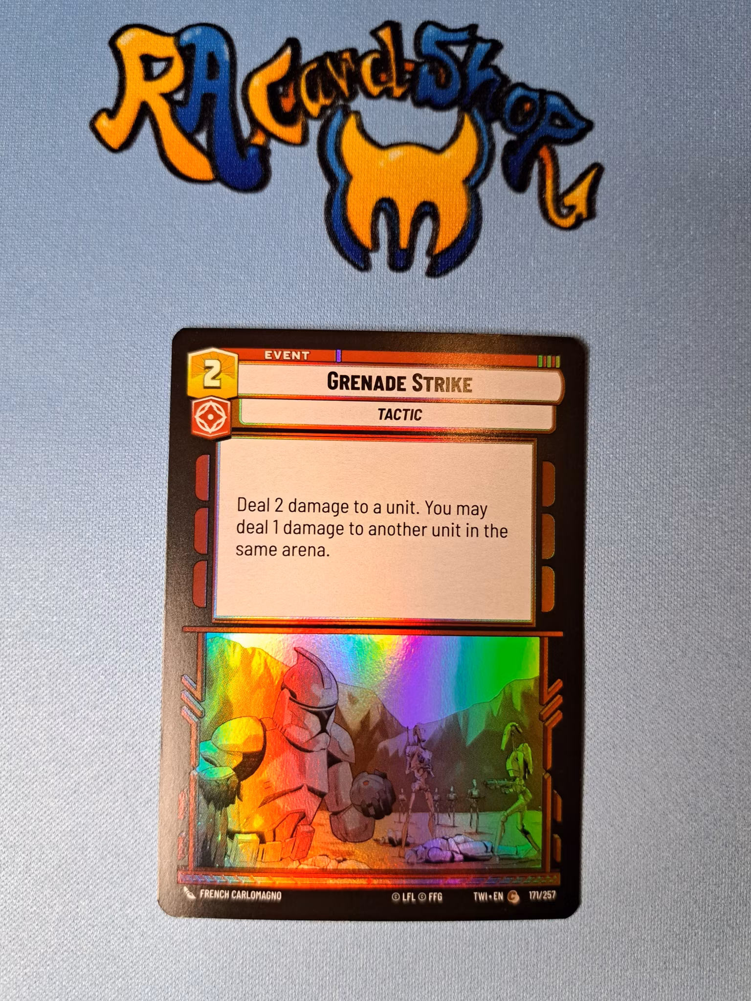 Grenade Strike Common Foil 171/262 Twilight of the Republic (TWI) Star Wars Unlimited TCG