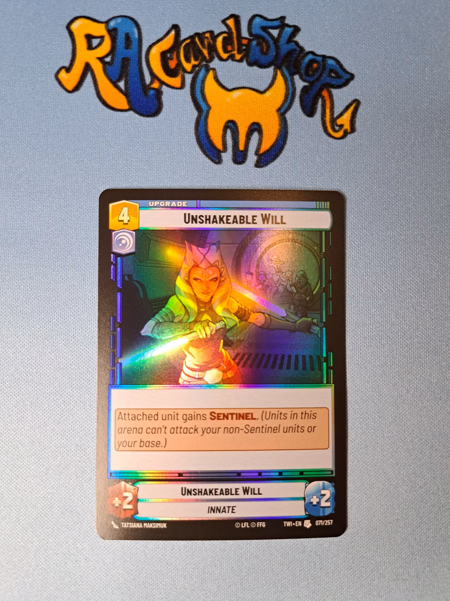 Unshakeable Will Uncommon Foil 071/262 Twilight of the Republic (TWI) Star Wars Unlimited TCG