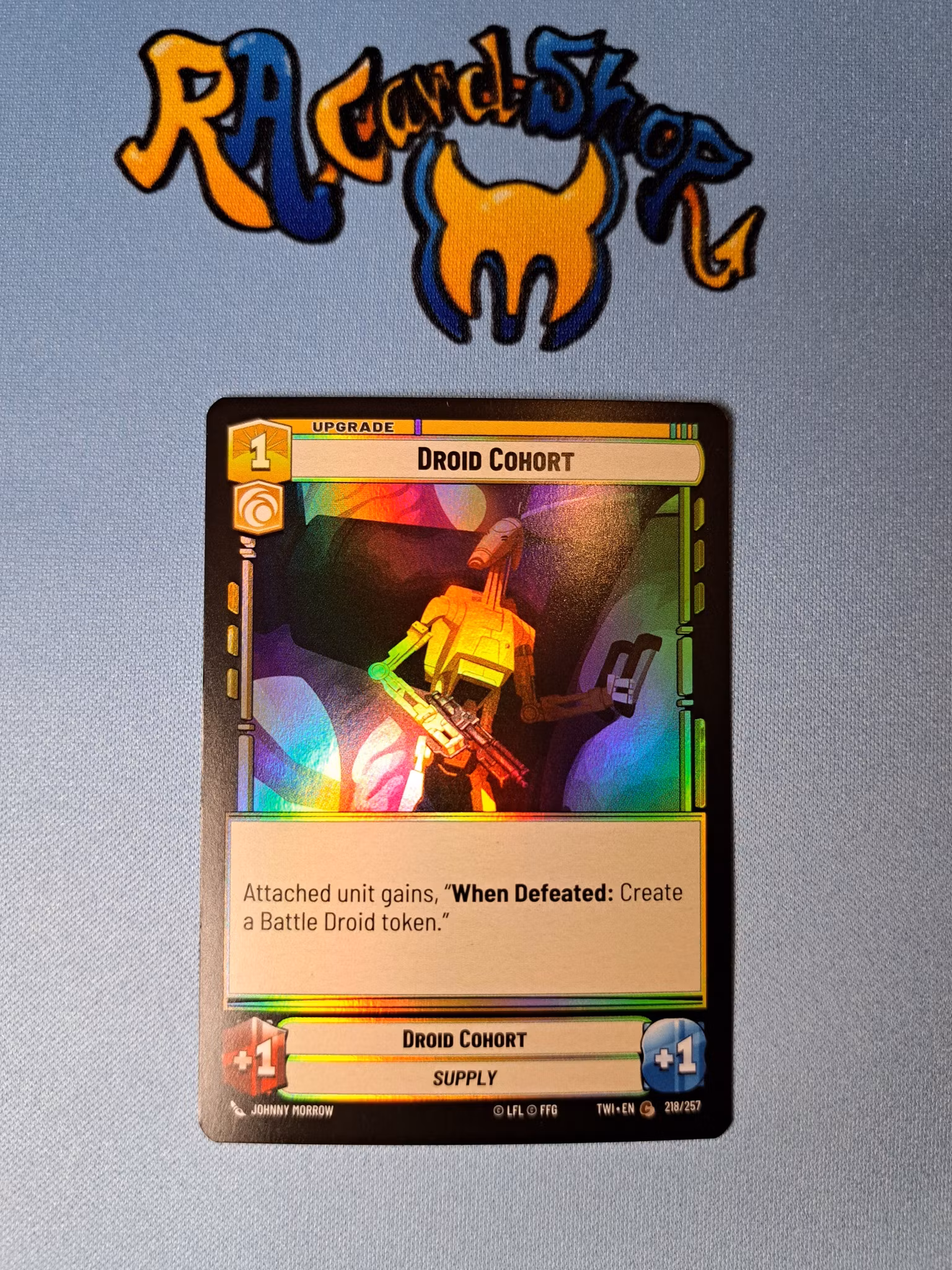 Droid Cohort Common Foil 218/262 Twilight of the Republic (TWI) Star Wars Unlimited TCG