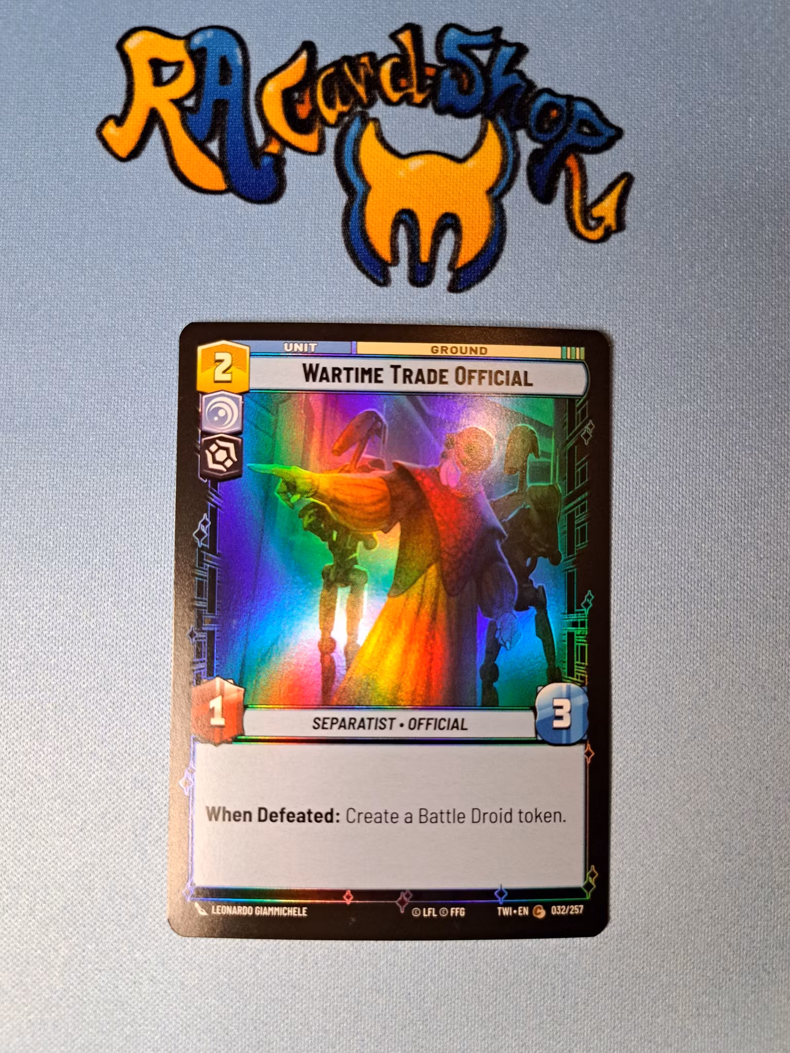 Wartime Trade Official Common Foil 032/262 Twilight of the Republic (TWI) Star Wars Unlimited TCG